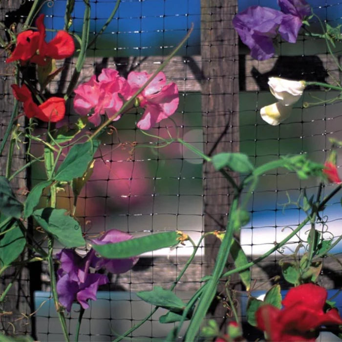 Utility Netting - Black Plastic, 3/4” x 5/8” squares