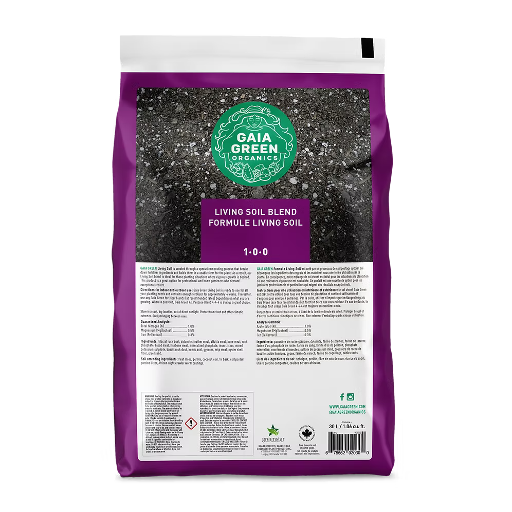 Gaia Green Living Soil (1-0-0) 30 L