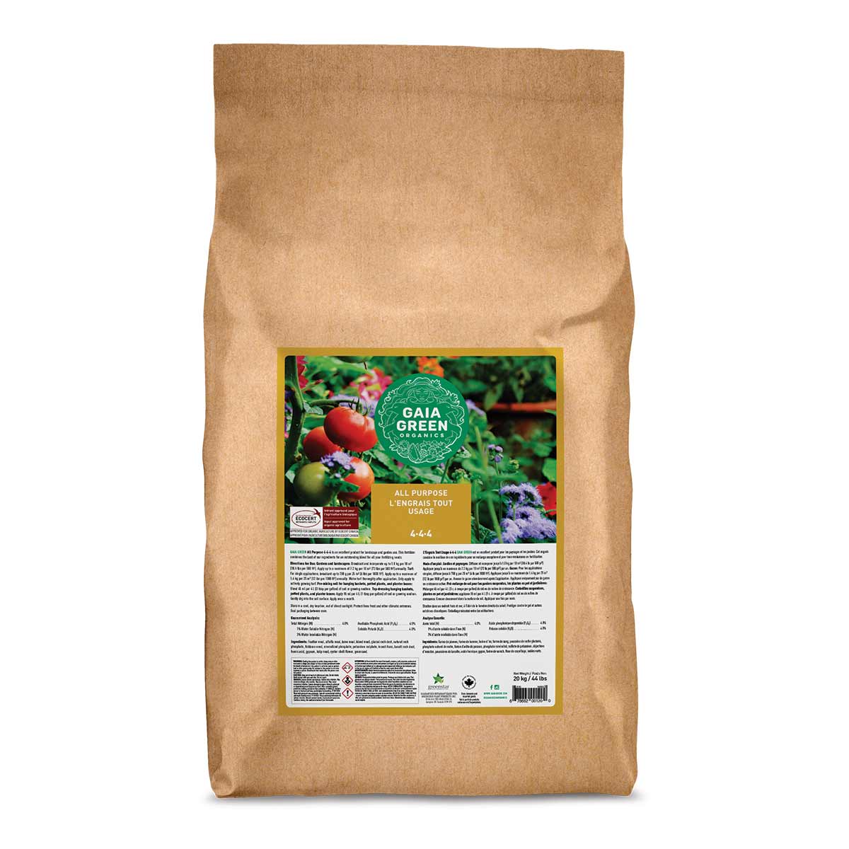 Gaia Green All Purpose (4-4-4) 20kg