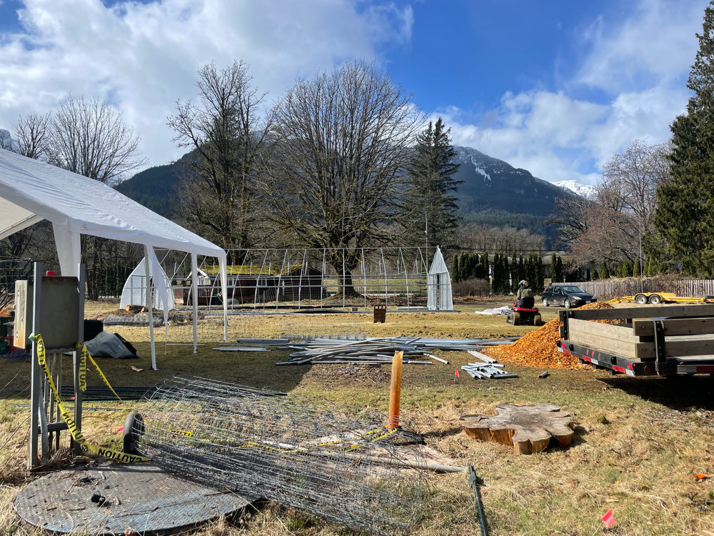 Breaking ground on our first greenhouse