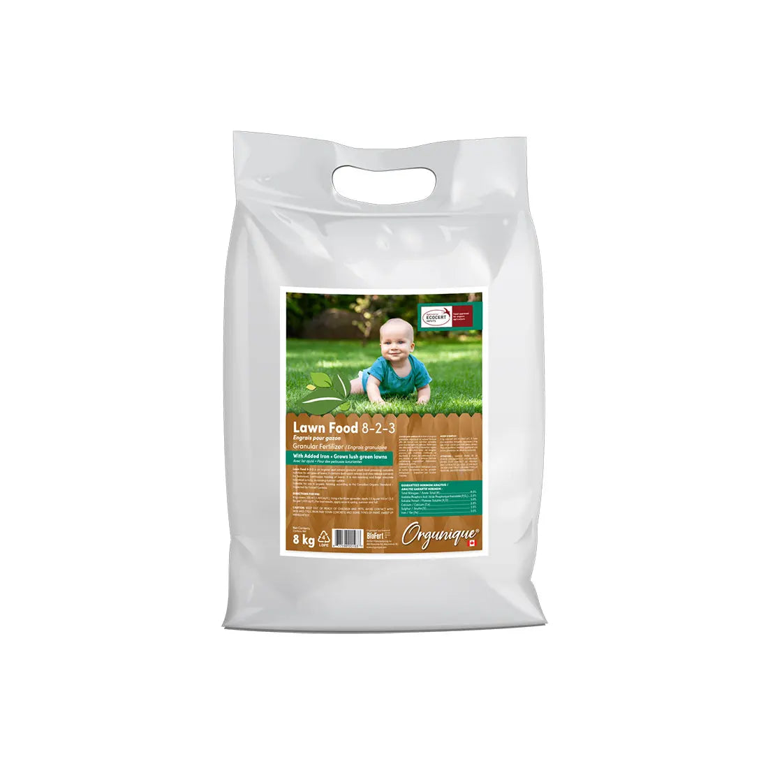 Lawn Food (8-2-3) +2CA + 2.5S+ + 3FE 8kg