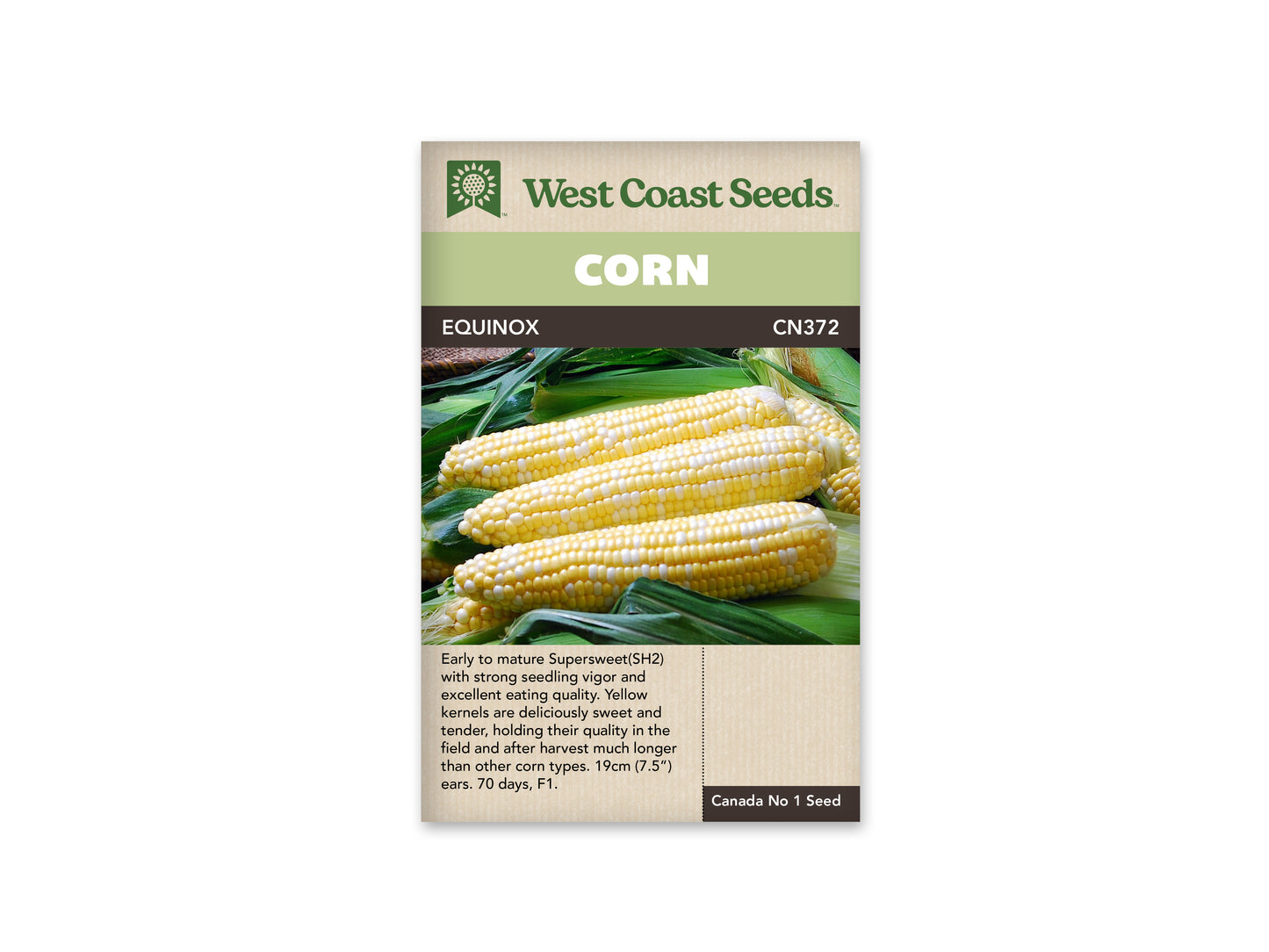 Corn “Equinox F1” West Coast Seeds