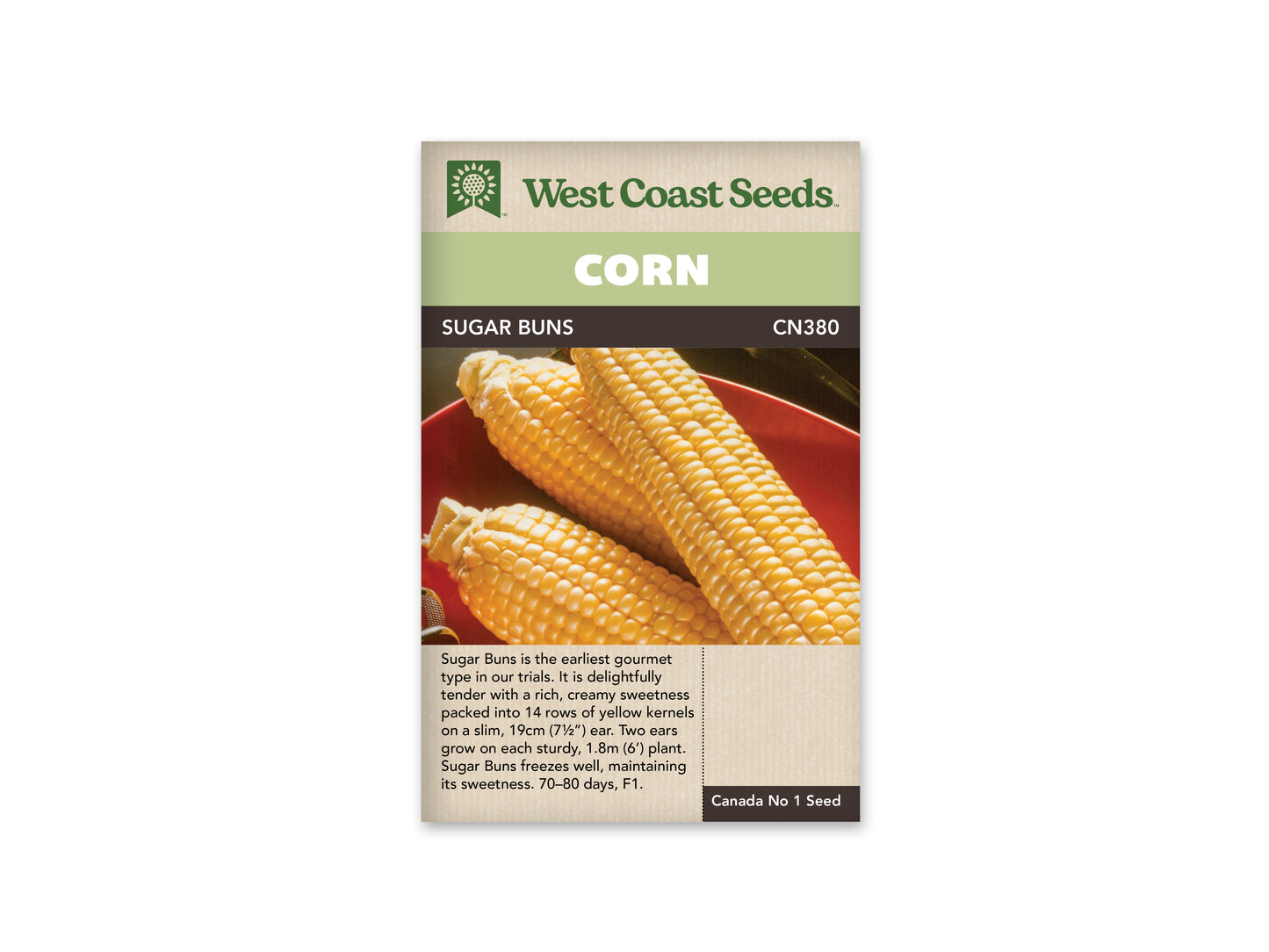 Corn “Sugar Buns F1” West Coast Seeds