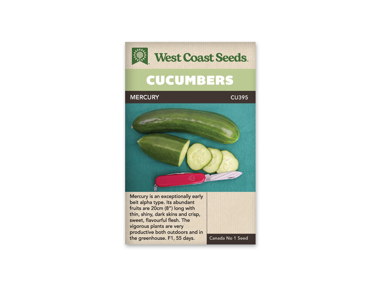 Cucumbers "Mercury F1" West Coast Seeds
