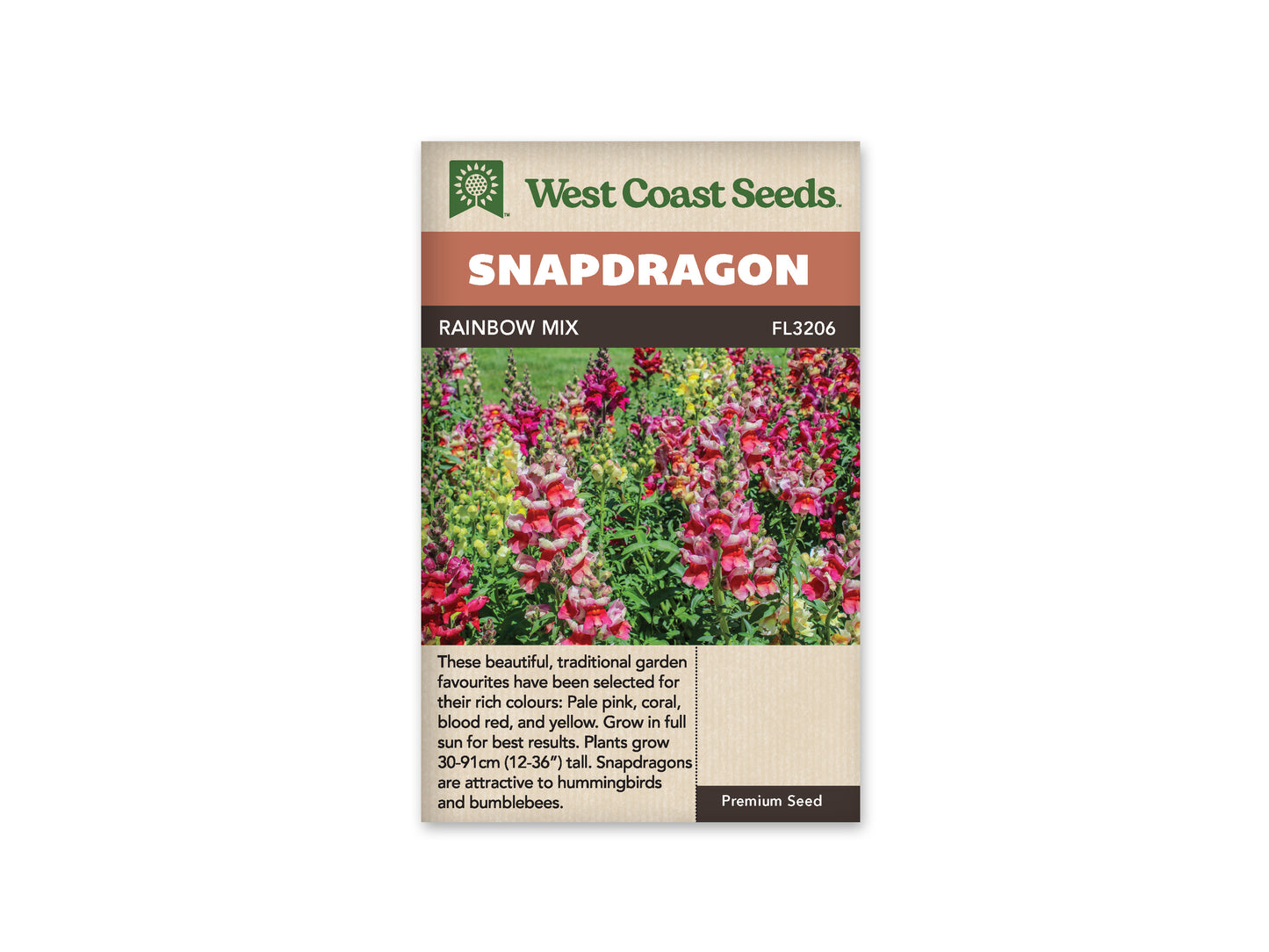 Snapdragon “Rainbow Mix” West Coast Seeds