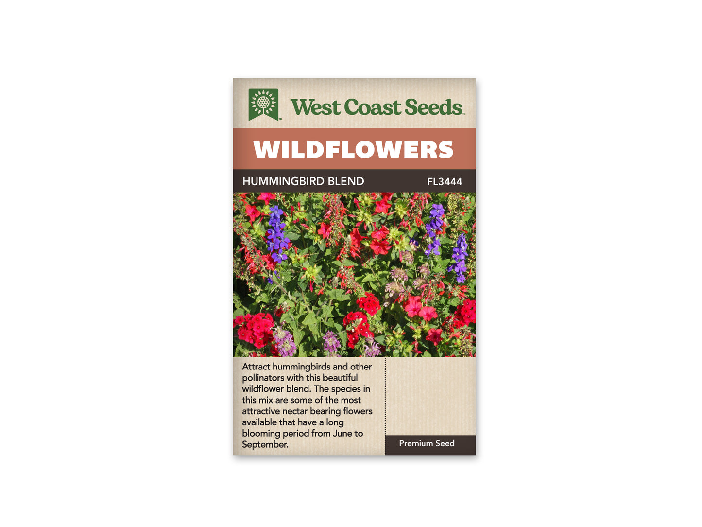 Wildflowers “Hummingbird Blend” West Coast Seeds