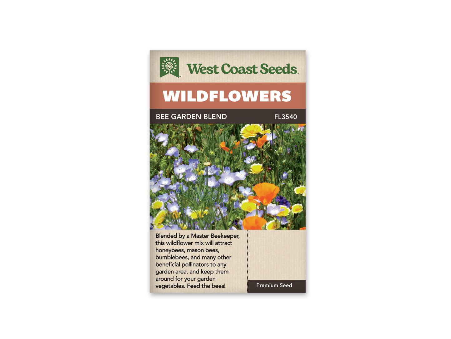 Wildflowers "Bee Garden Blend" West Coast Seeds 5g