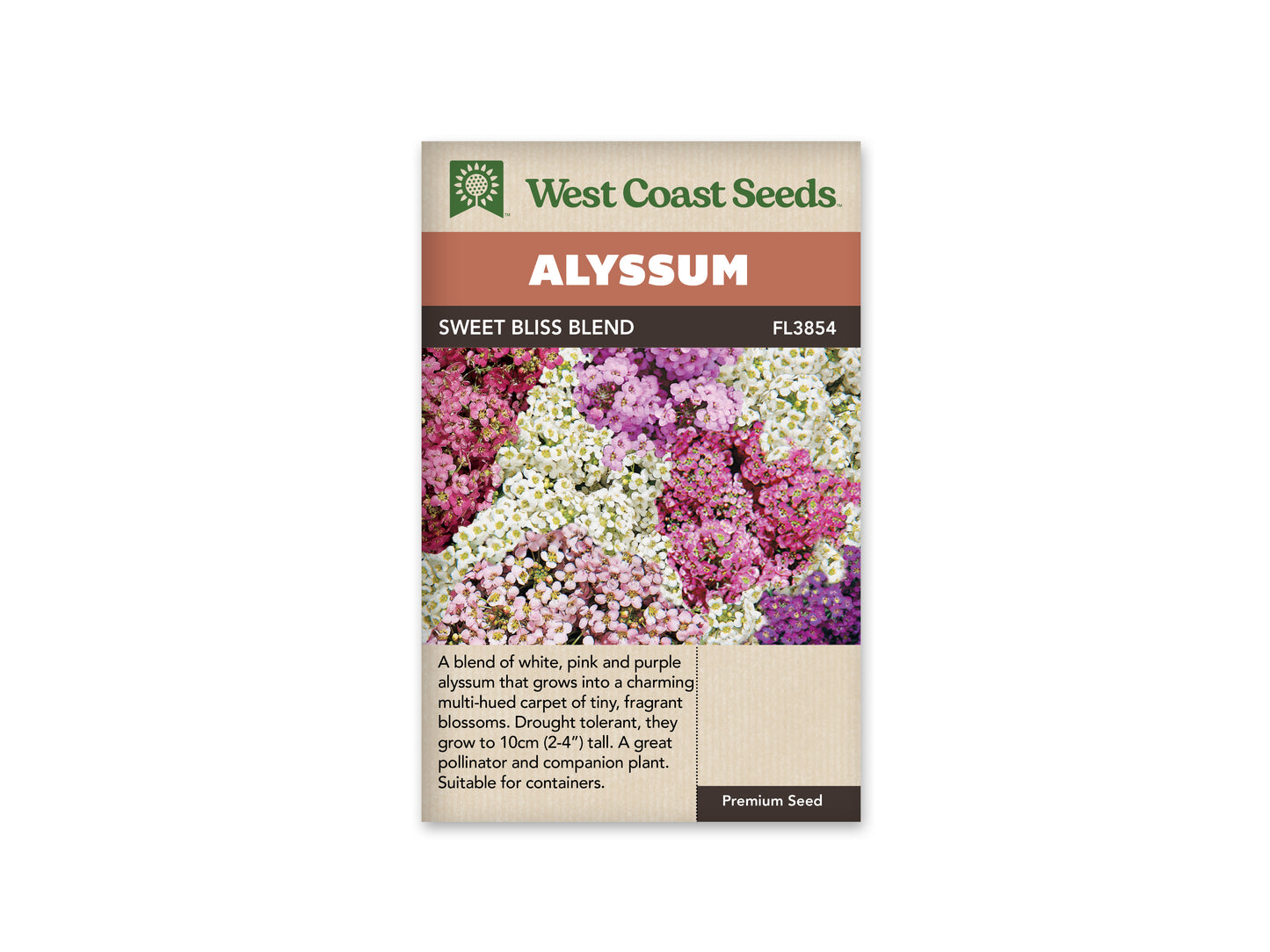 Alyssum “Sweet Bliss Blend” West Coast Seeds
