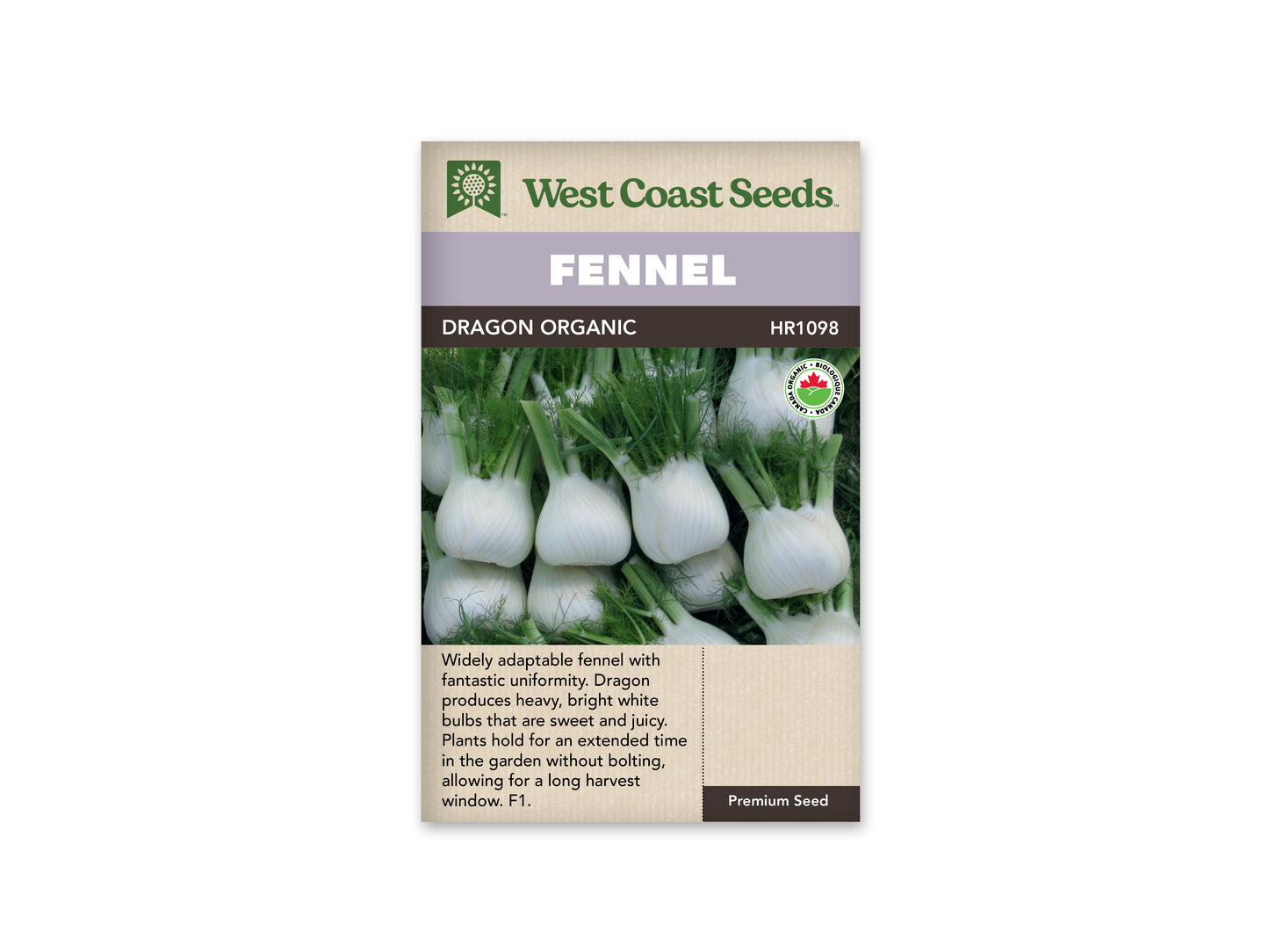 Fennel “Dragon F1 Organic” West Coast Seeds