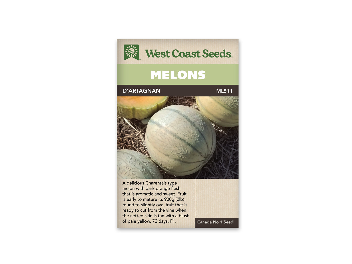 Melons “D'Artagnan F1” West Coast Seeds