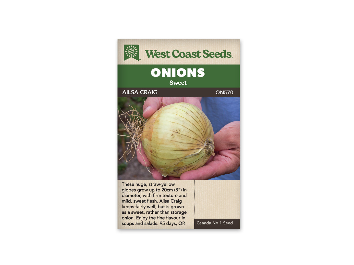 Onions "Ailsa Craig" West Coast Seeds