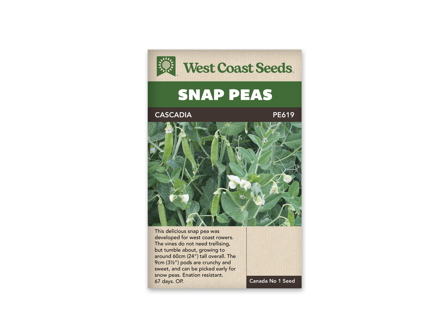 Peas "Cascadia" West Coast Seeds