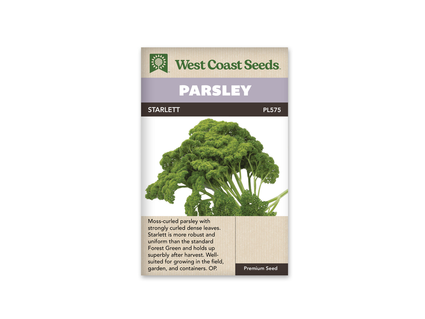 Parsley “Starlett” West Coast Seeds