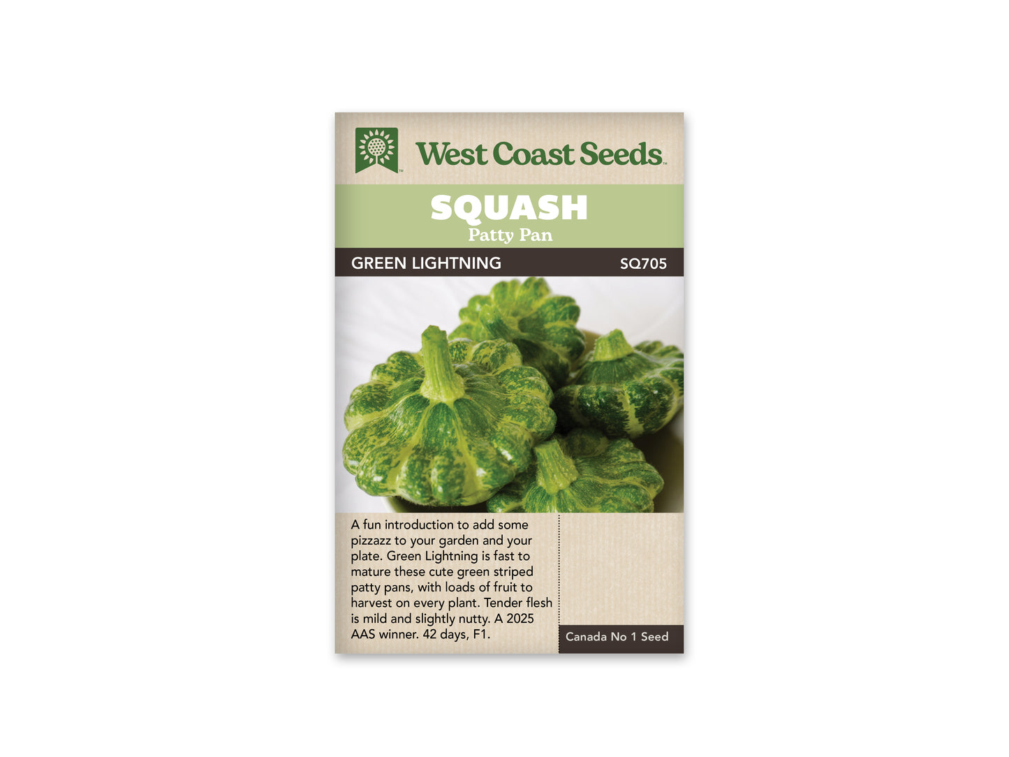 Squash "Green Lightning F1" West Coast Seeds