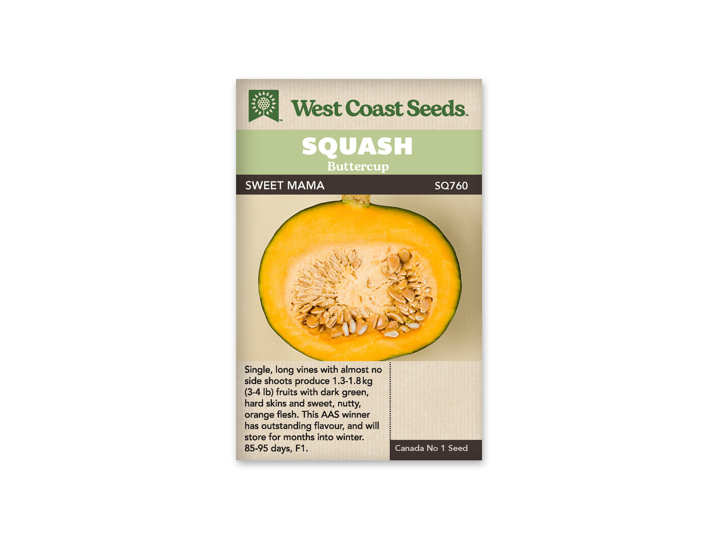 Winter Squash “Sweet Mama F1” West Coast Seeds