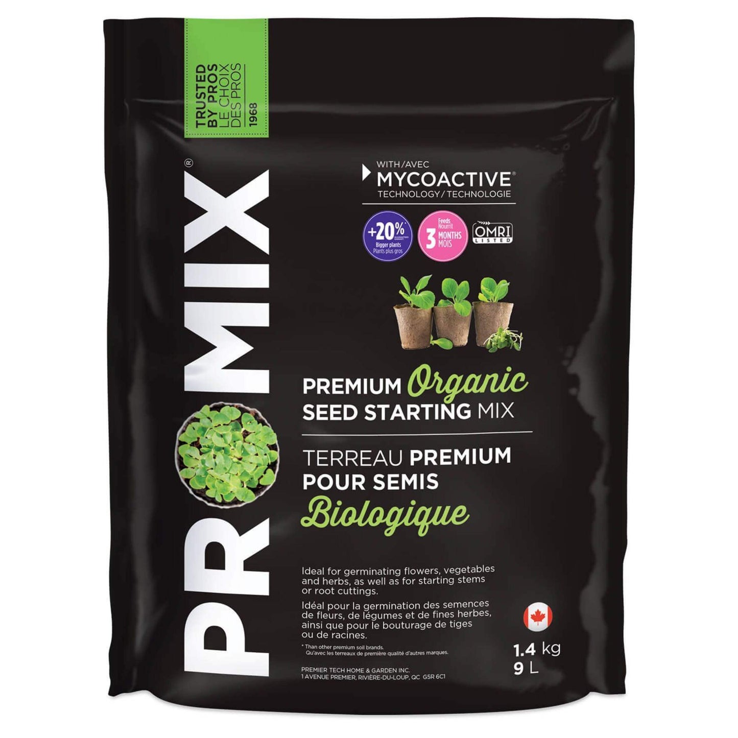 PRO-MIX Organic Seed Starting Mix 9 L