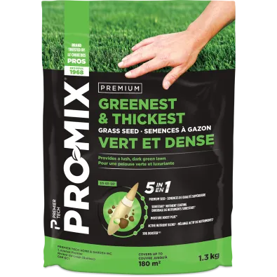 Pro-Mix Grass Seed ‘Greenest & Thickest’ 1.3kg