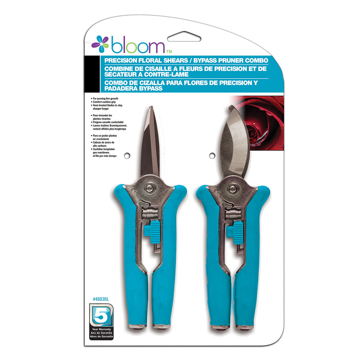 Bloom Precision Floral Shears/Bypass Pruner Combo