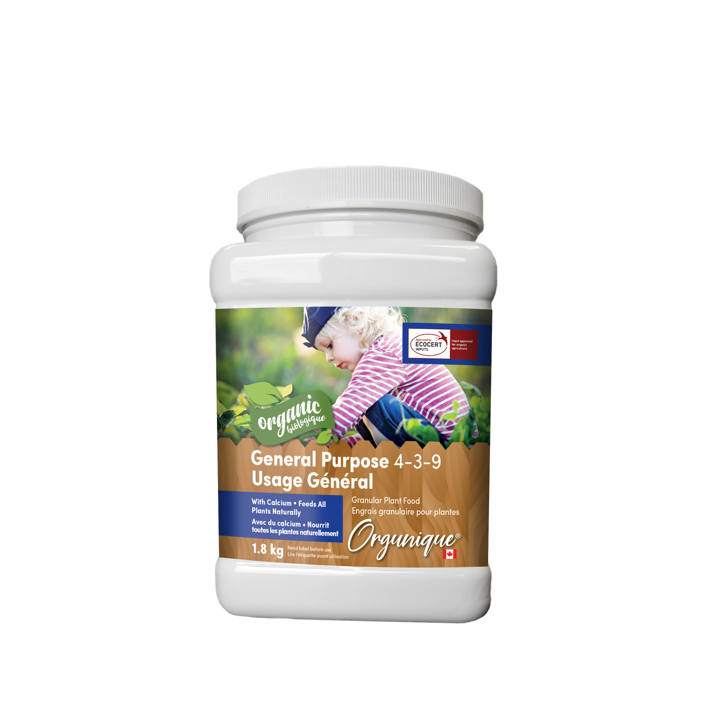 Orgunique General Purpose (4-3-9) ORGANIC 1.8KG