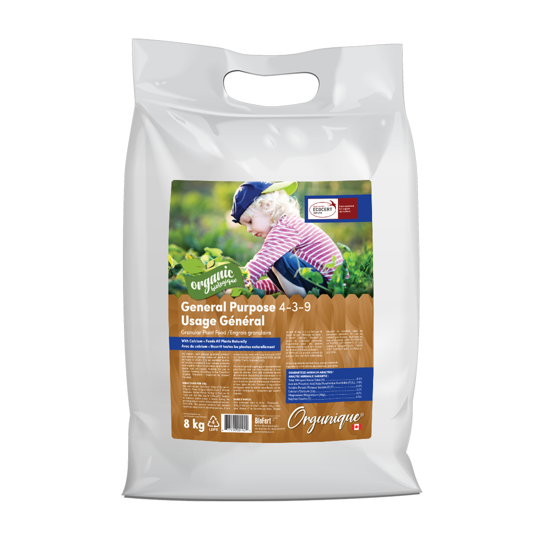 Orgunique General Purpose (4-3-9) ORGANIC 8KG