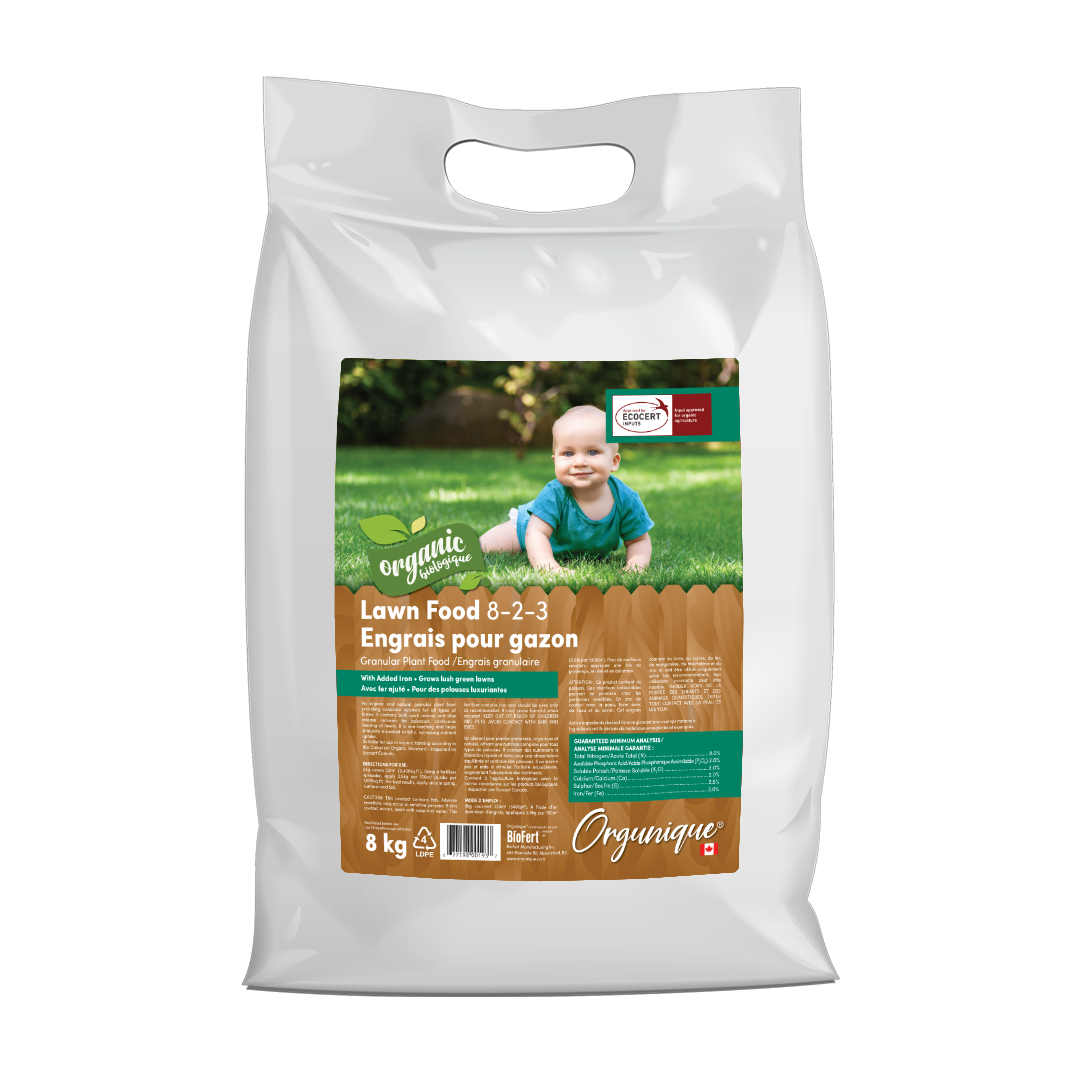 Orgunique Lawn Food (8-2-3) ORGANIC 8kg