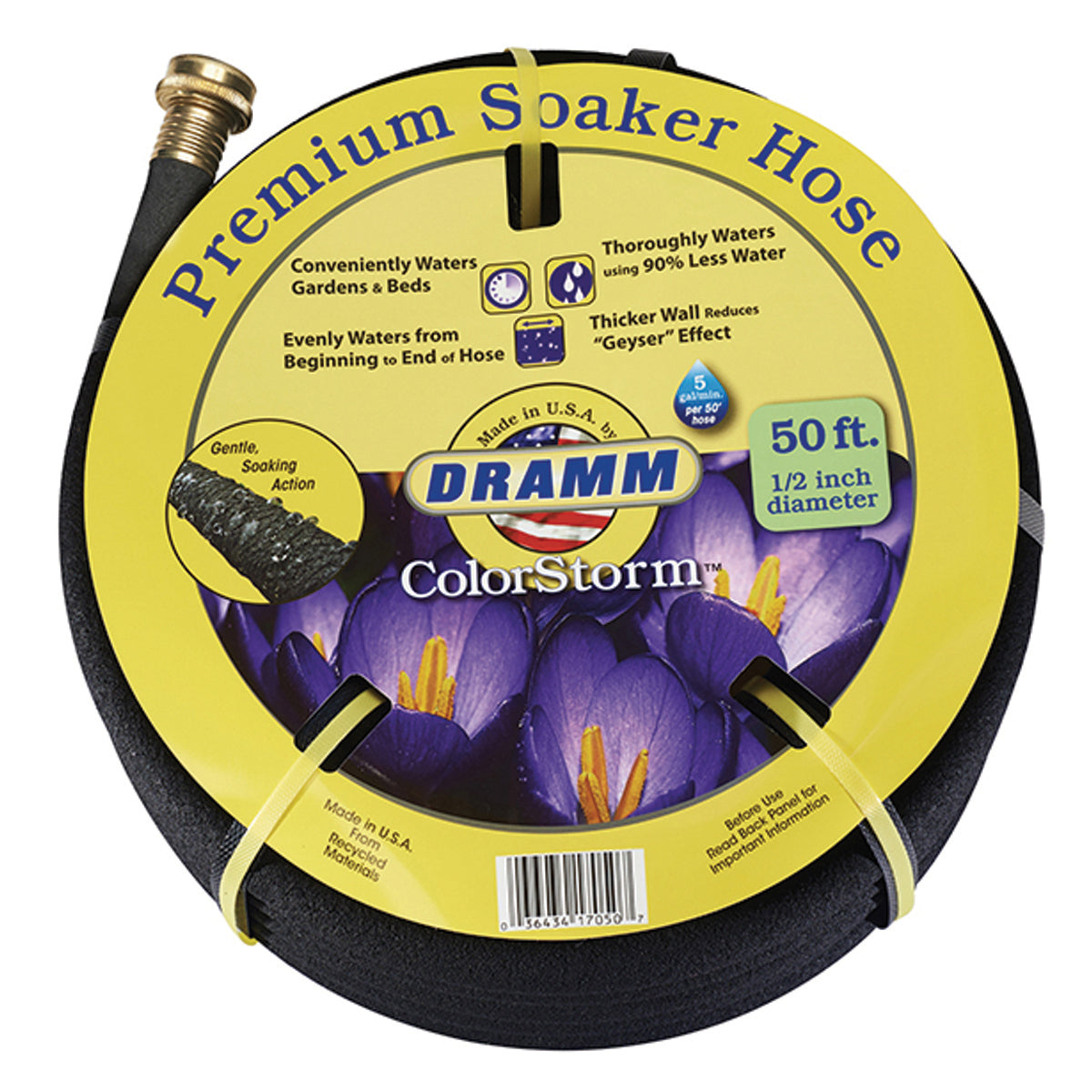 Dramm ColorStorm Soaker Hose 1/2" x 50’