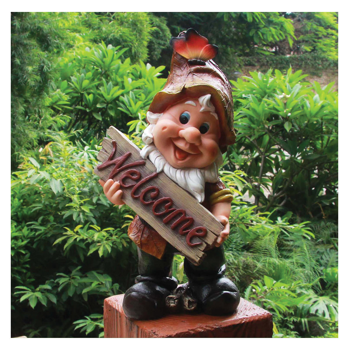 Evergarden Welcome Gnomies - 18 x 14 x 36cm