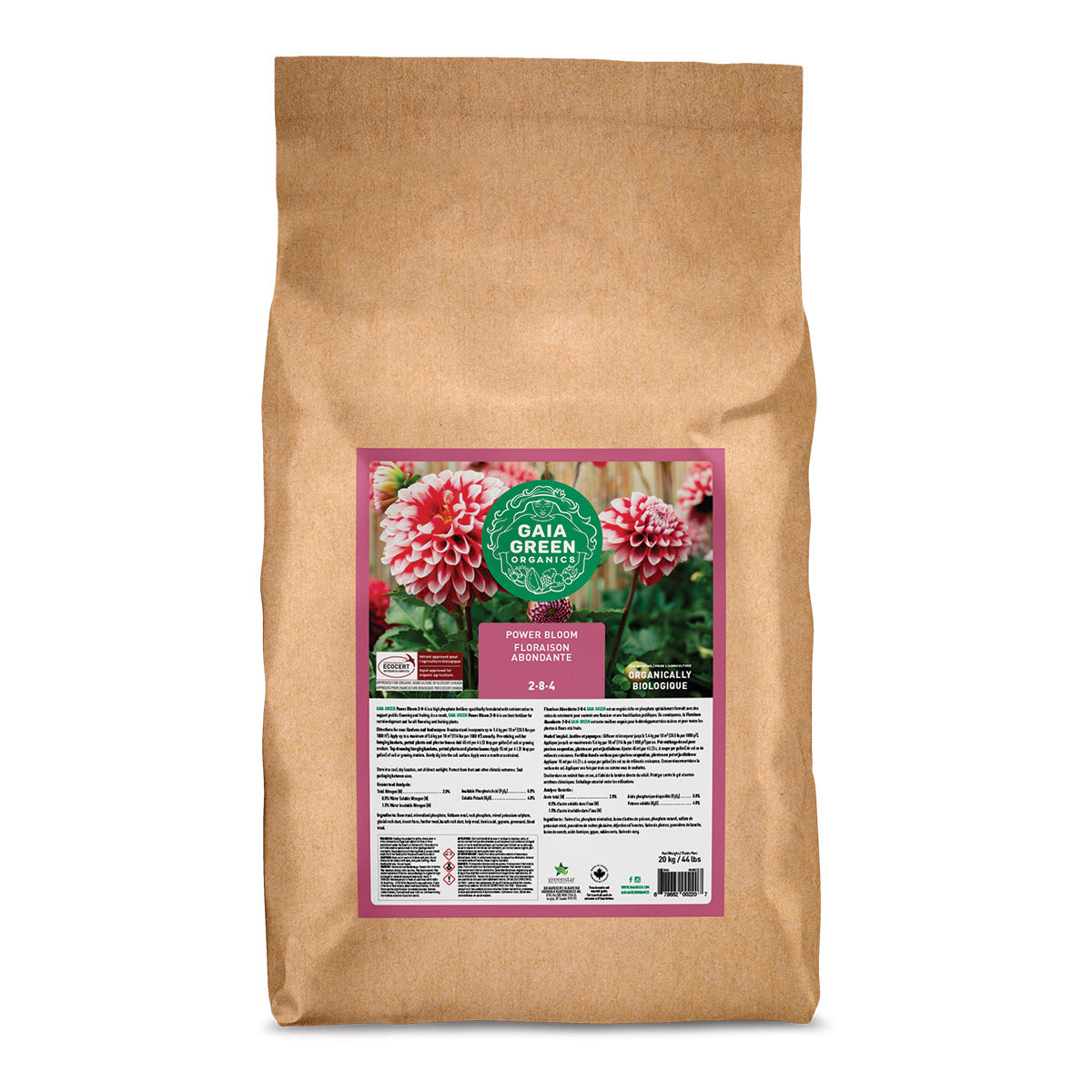 Gaia Green Power Bloom (2-8-4) 20kg