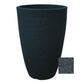 Conic Modern Pot 53 cm Charcoal Plastic