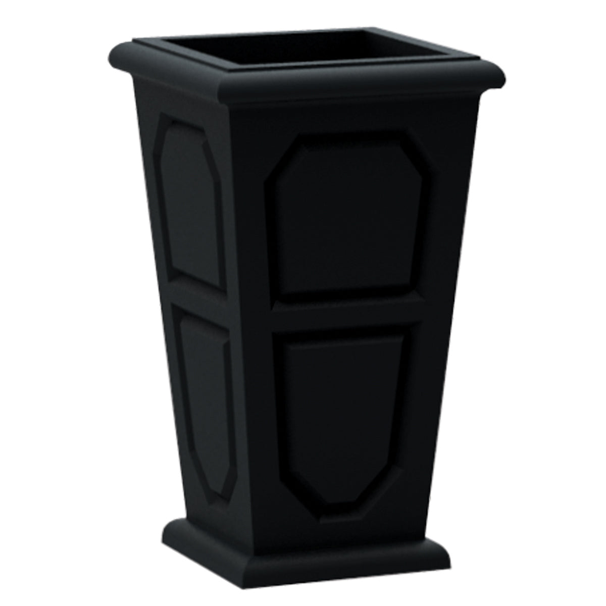 Classic Versailles Cube Planter 45 cm x 85 cm Black