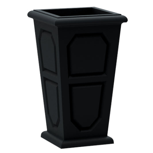 Classic Versailles Cube Planter 45 cm x 85 cm Black