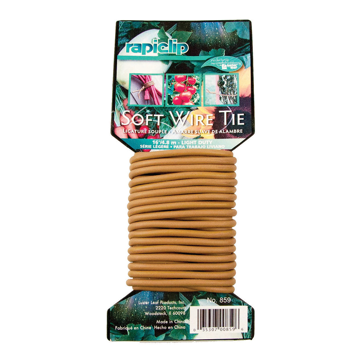 RapiClip Soft Tie Brown Wire 16’