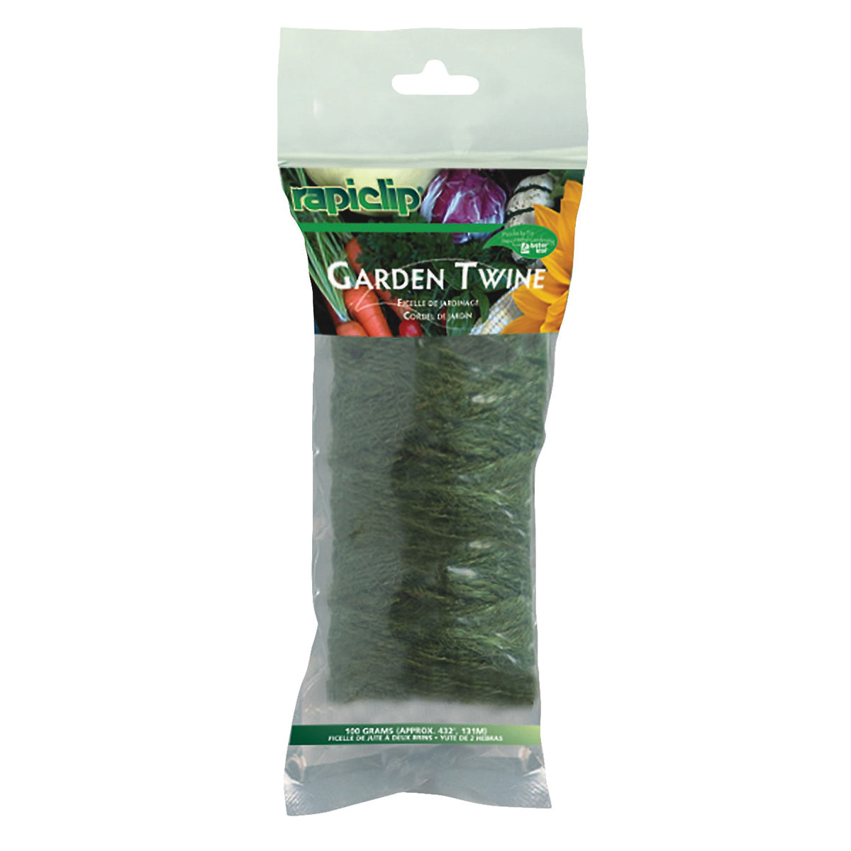 RapiClip Garden Jute Twine Green / 400'