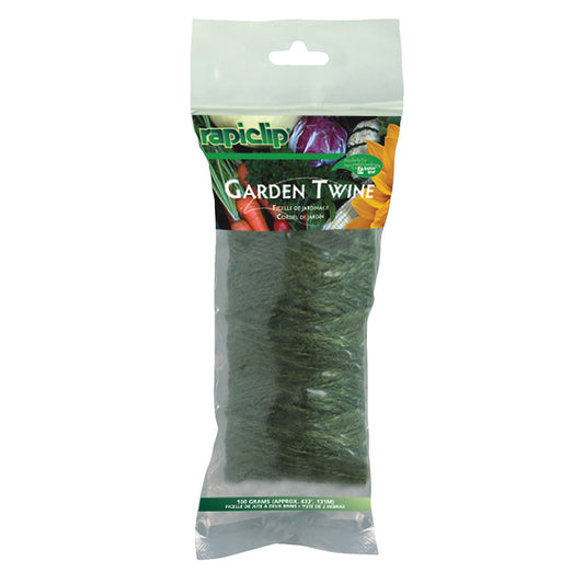 RapiClip Garden Jute Twine Green / 400'