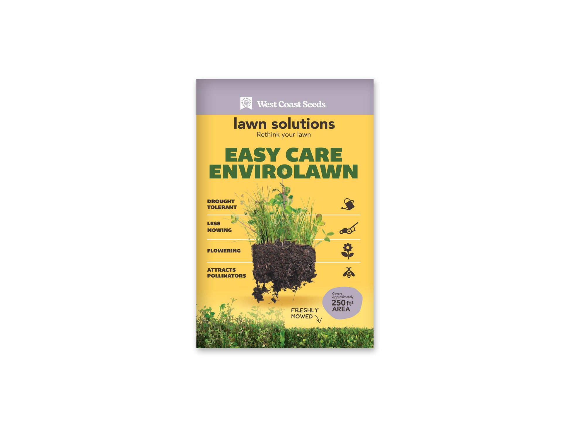 Clover "Easy Care Envirolawn" West Coast Seeds 190gr - 250sq.ft.