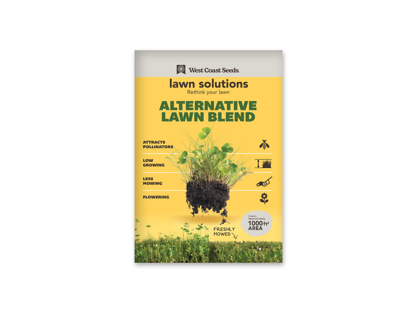 Wildflowers "Alternative Lawn Mix" West Coast Seeds 500gr - 2000sq.ft.