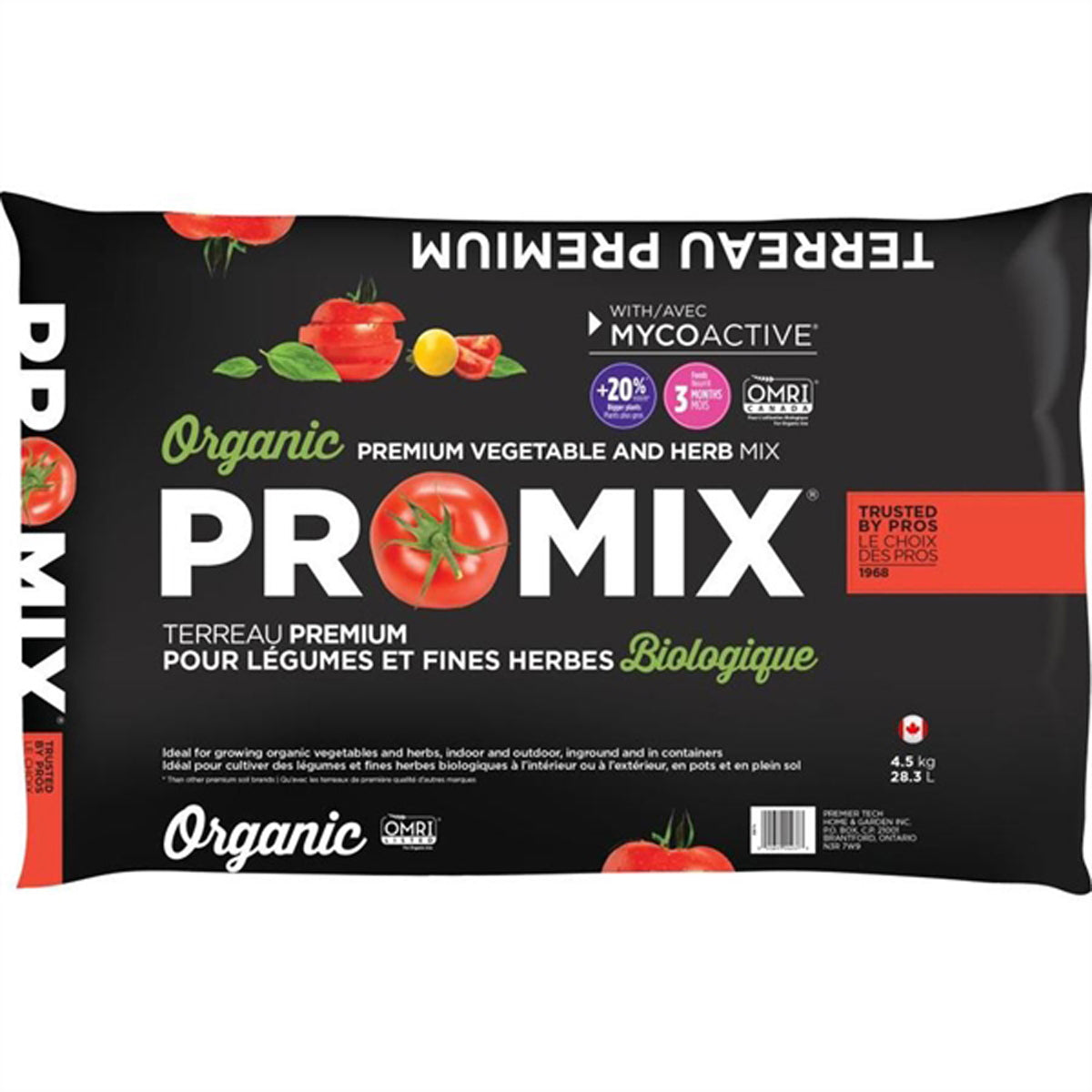 Pro-Mix Organic Veg & Herb Mix 28.3L
