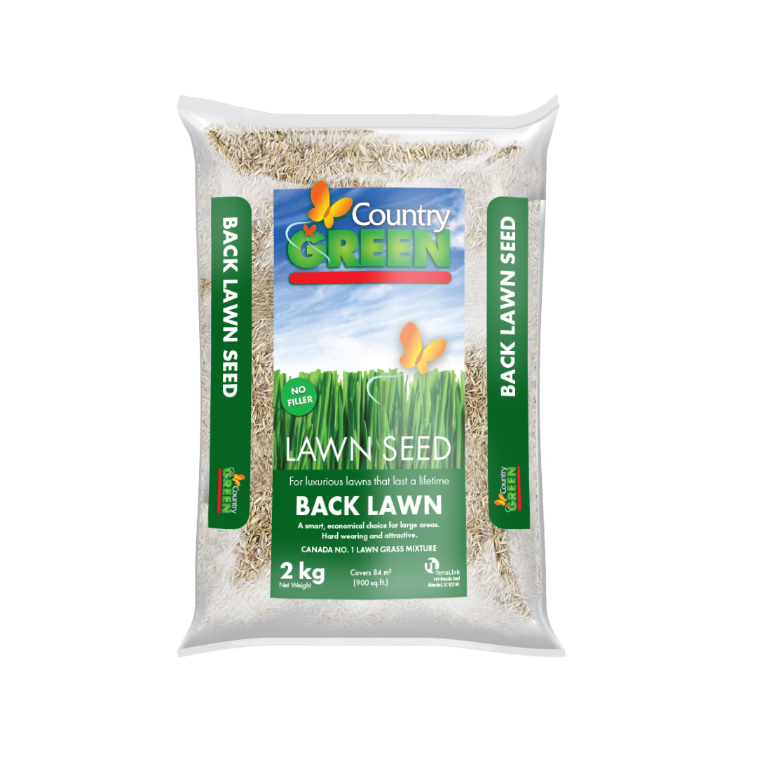 Country Green Back Lawn Grass Seed 2KG