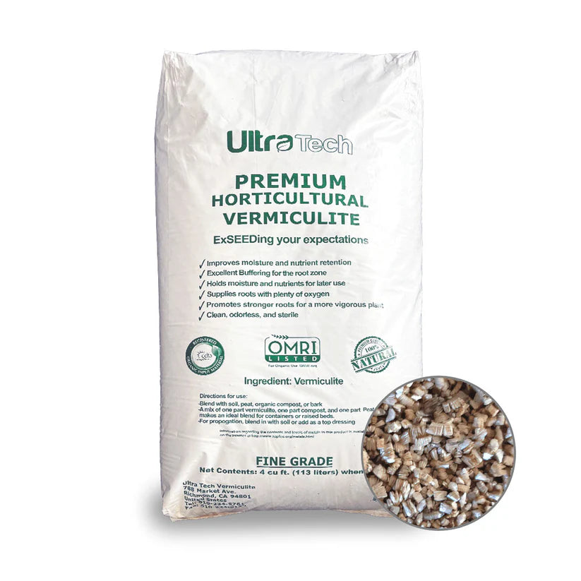 Ultratech Vermiculite Fine Grade 4 CU FT