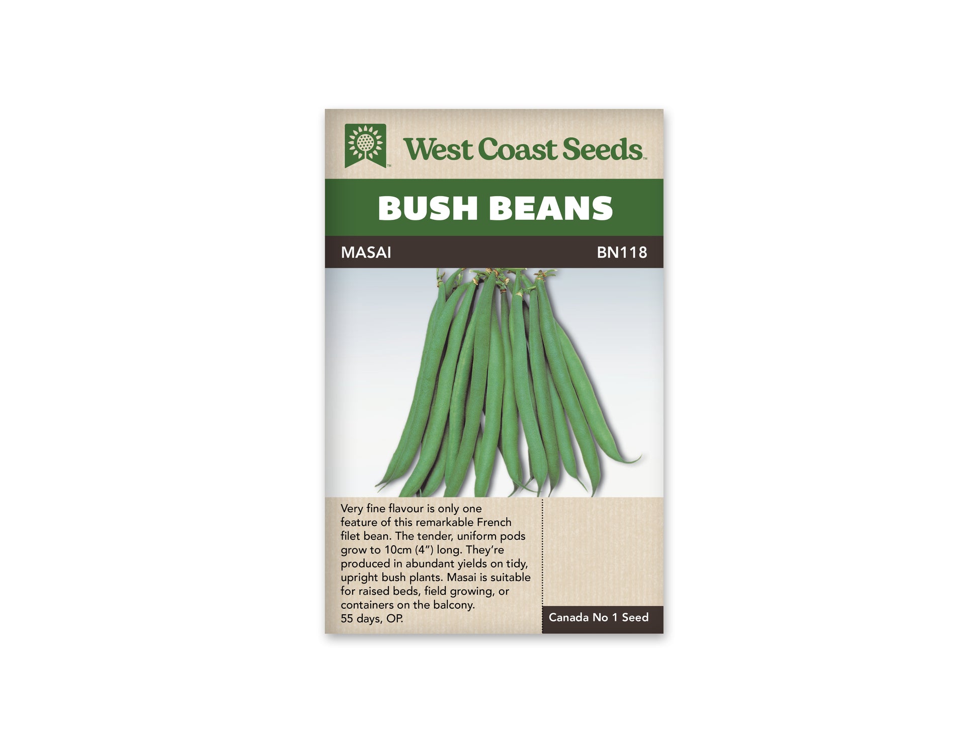 Beans "Masai French" West Coast Seeds