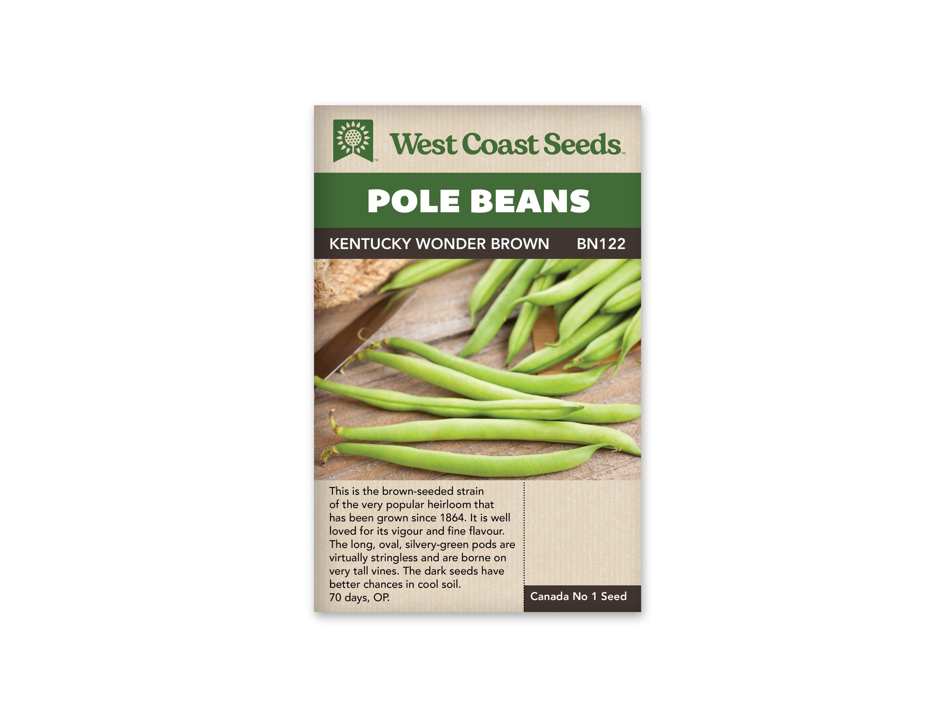 Beans “Kentucky Wonder” West Coast Seeds