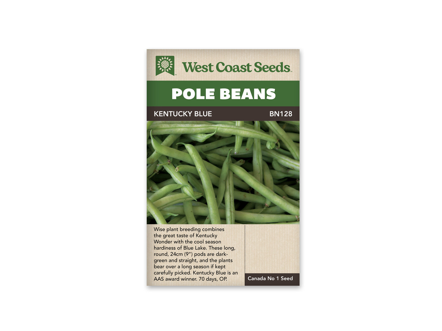 Beans "Kentucky Blue" West Coast Seeds