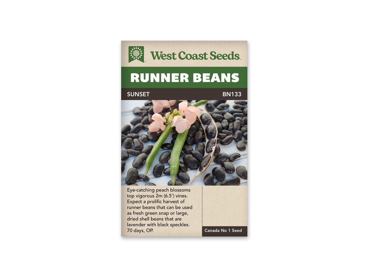 Beans “Sunset” West Coast Seeds