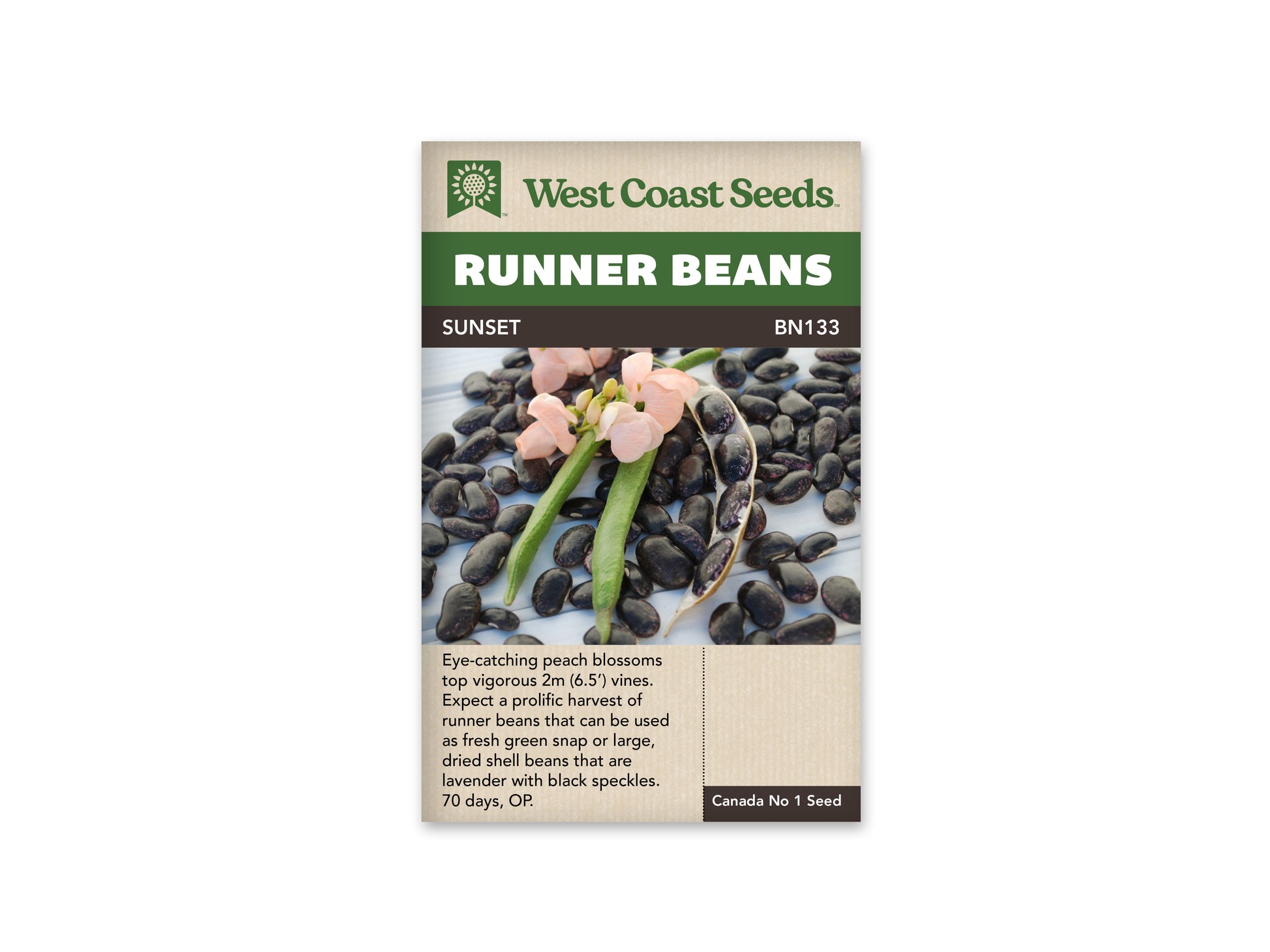 Beans “Sunset” West Coast Seeds