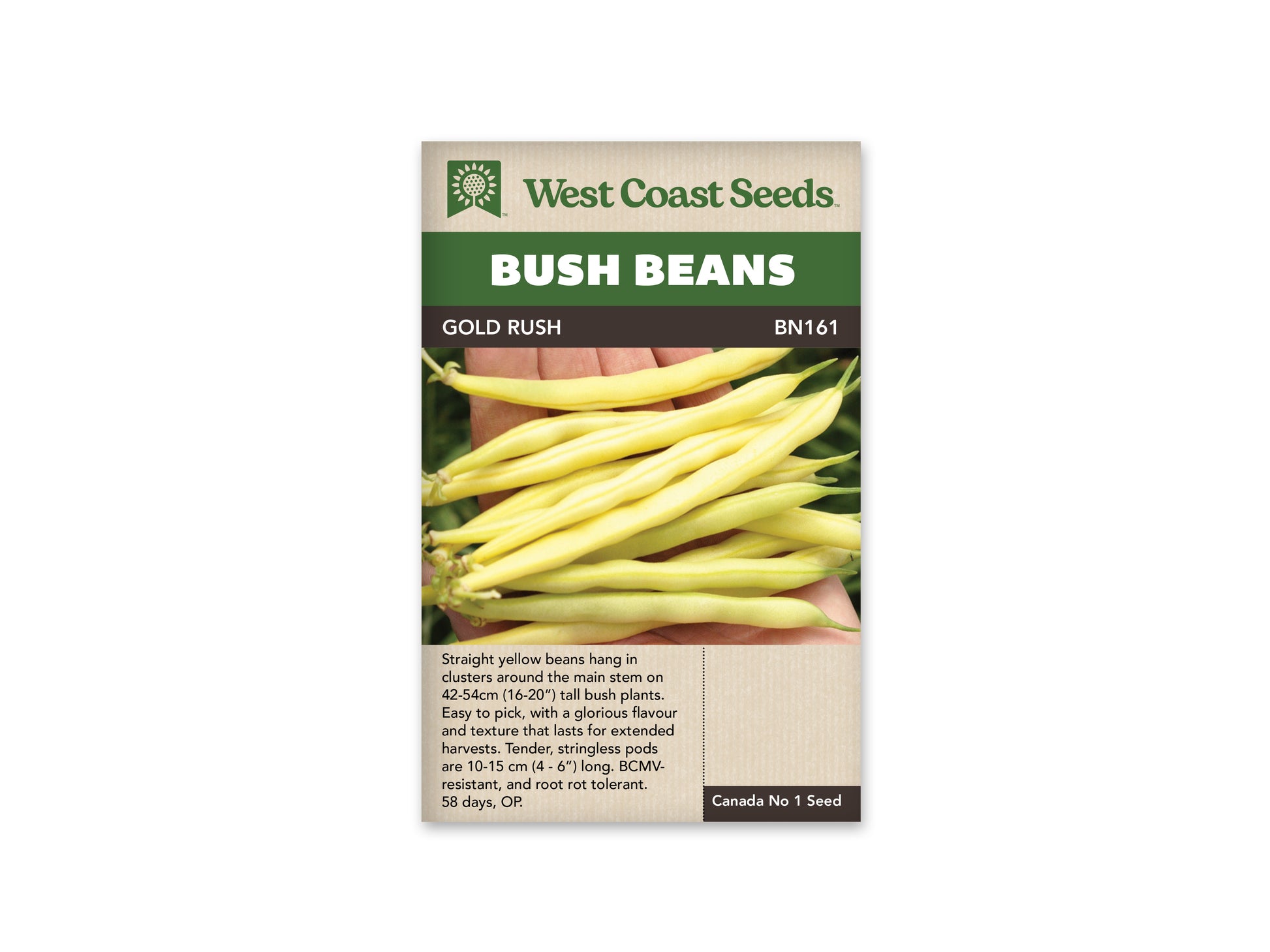 Beans "Gold Rush" West Coast Seeds