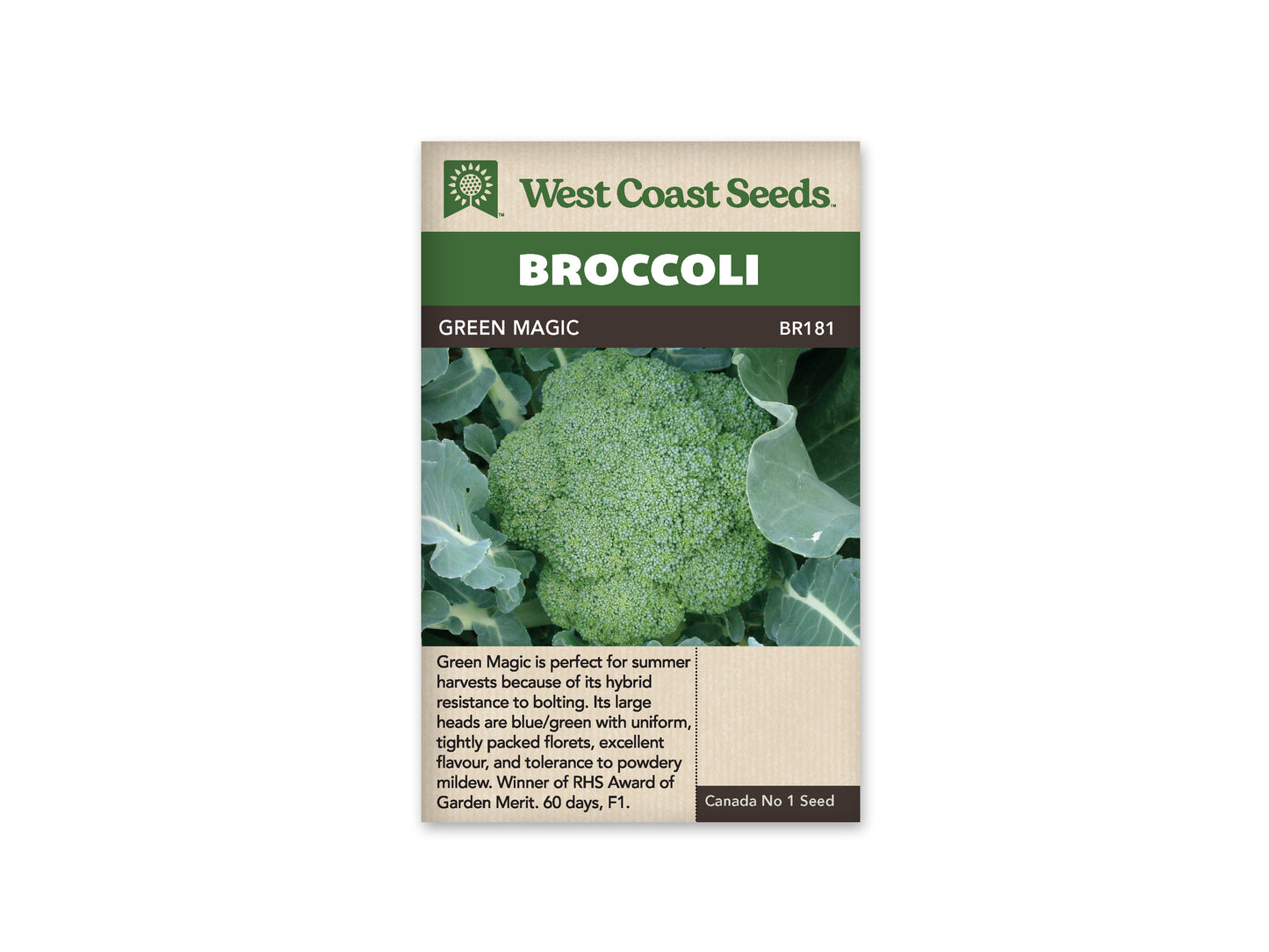 Broccoli “Green Magic F1” West Coast Seeds