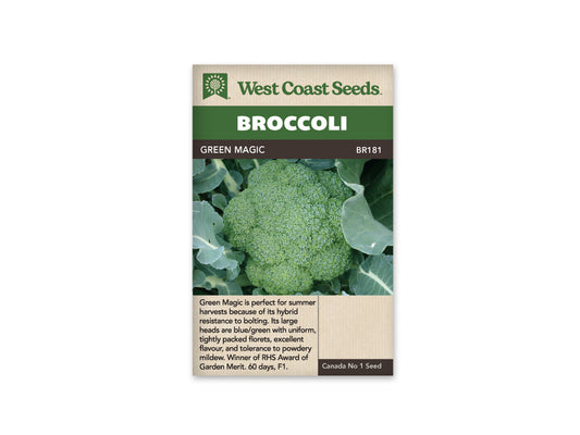 Broccoli “Green Magic F1” West Coast Seeds