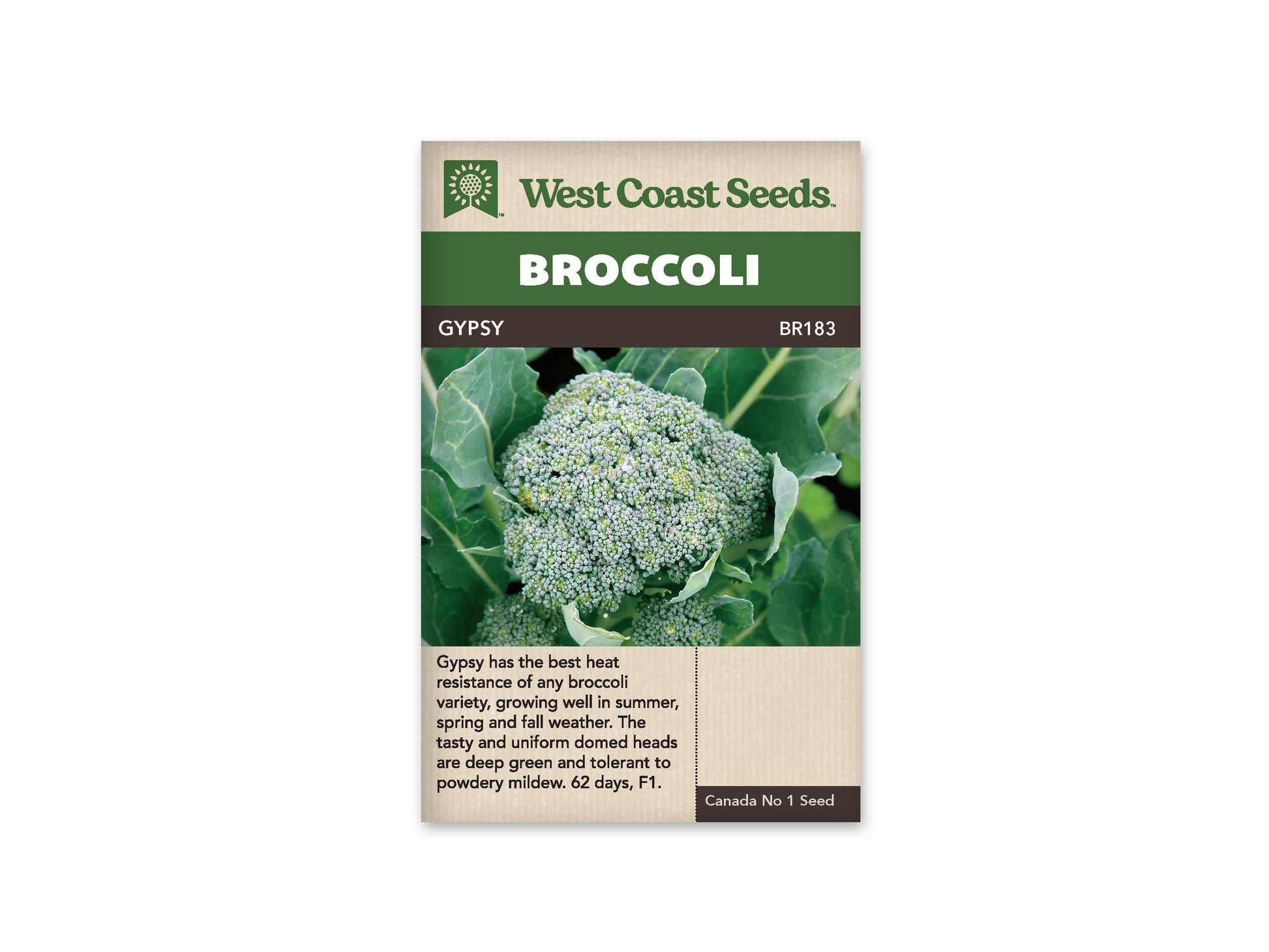 Broccoli "Gypsy F1" West Coast Seeds