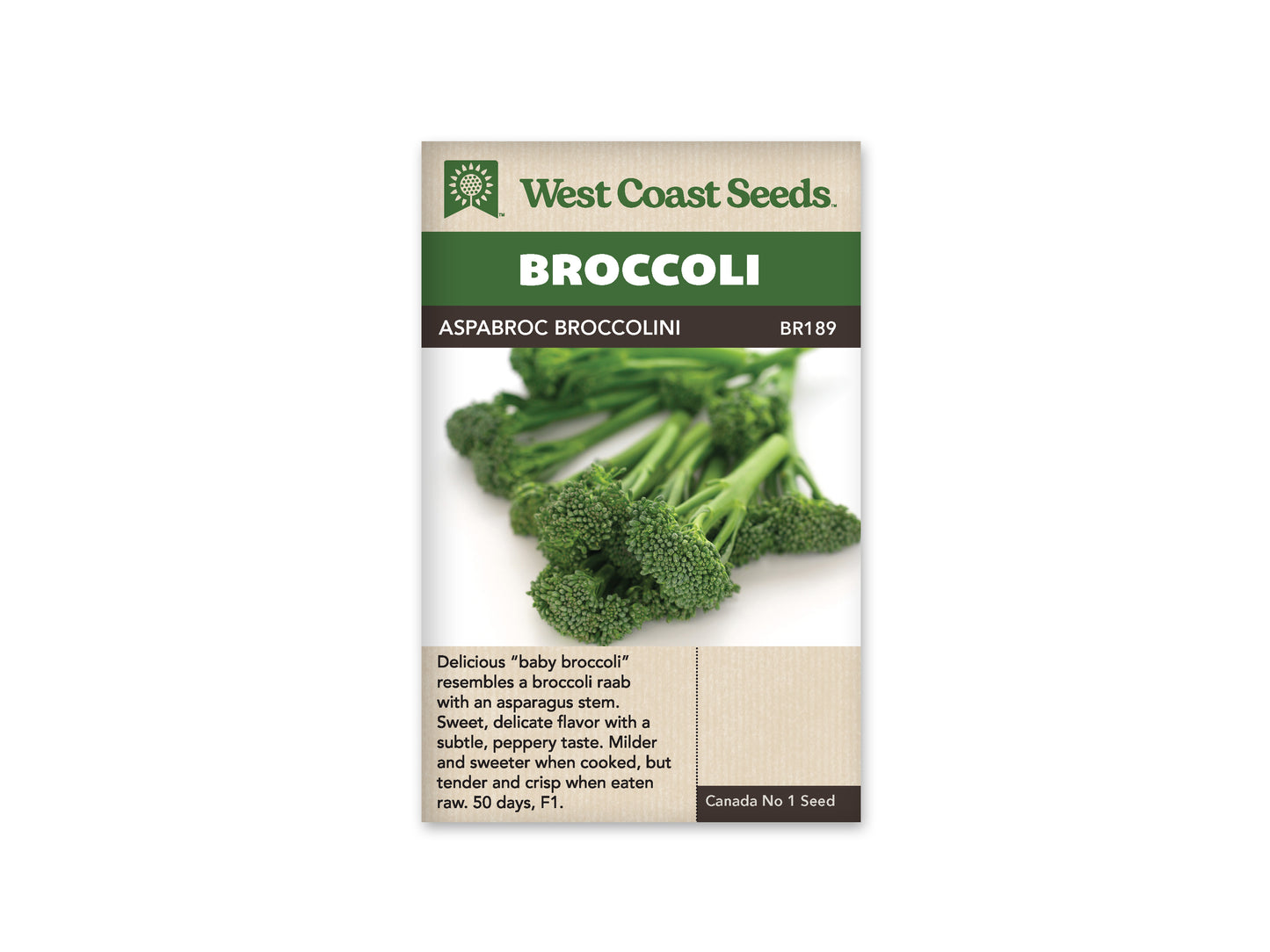 Broccoli “Aspabroc F1” West Coast Seeds