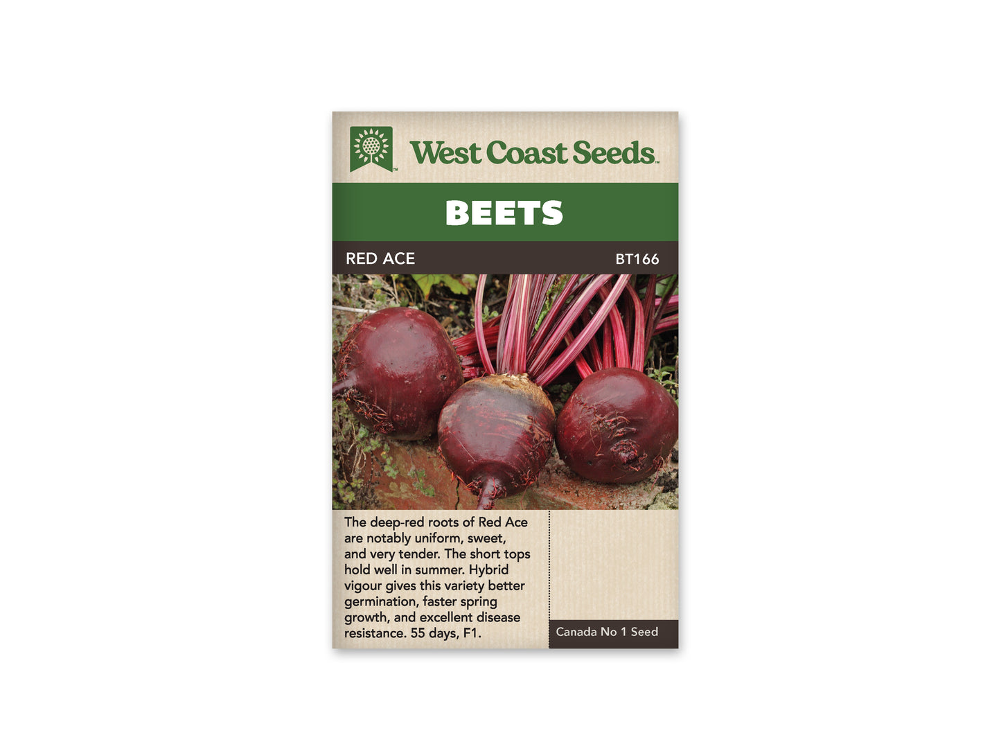 Beets "Red Ace F1" West Coast Seeds
